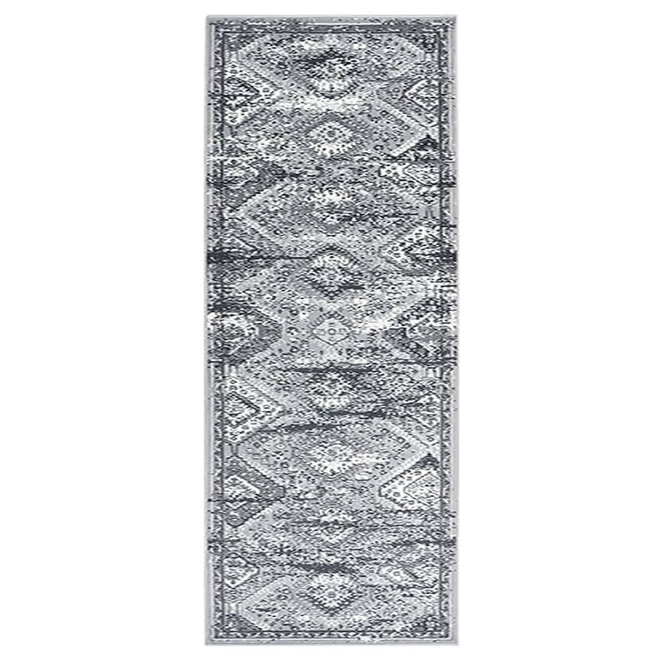 Tapis BCF Gris oriental 80x200 cm - Photo n°1