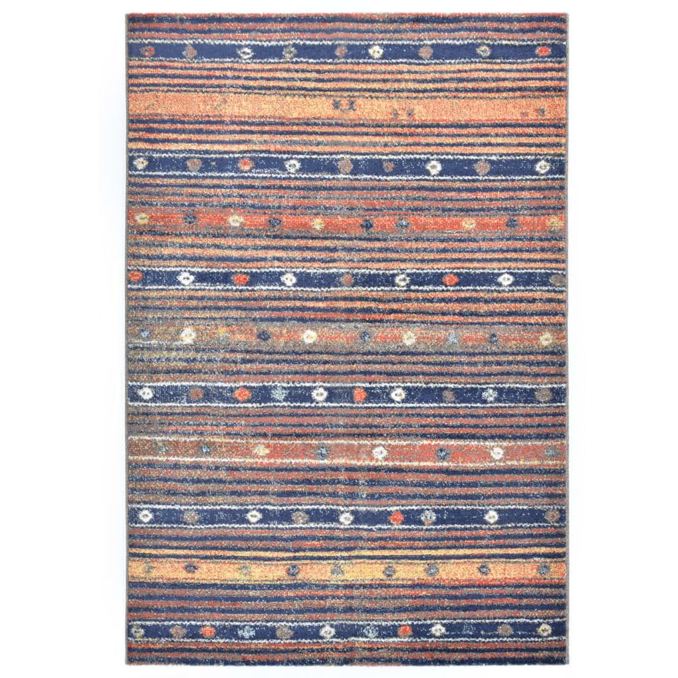 Tapis Bleu et orange 160x230 cm PP - Photo n°1