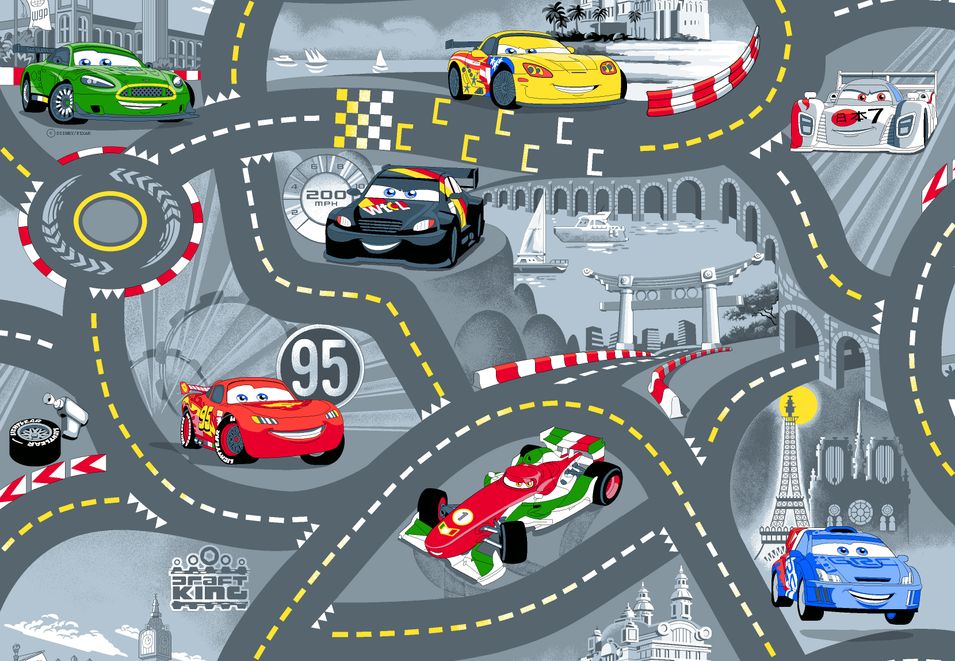 Tapis Cars World of Cars 2 - Photo n°1