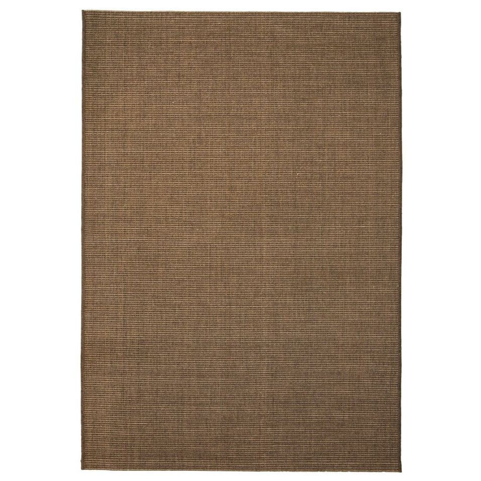 Tapis d'extérieur/d'intérieur Aspect sisal 160 x 230 cm Marron - Photo n°1