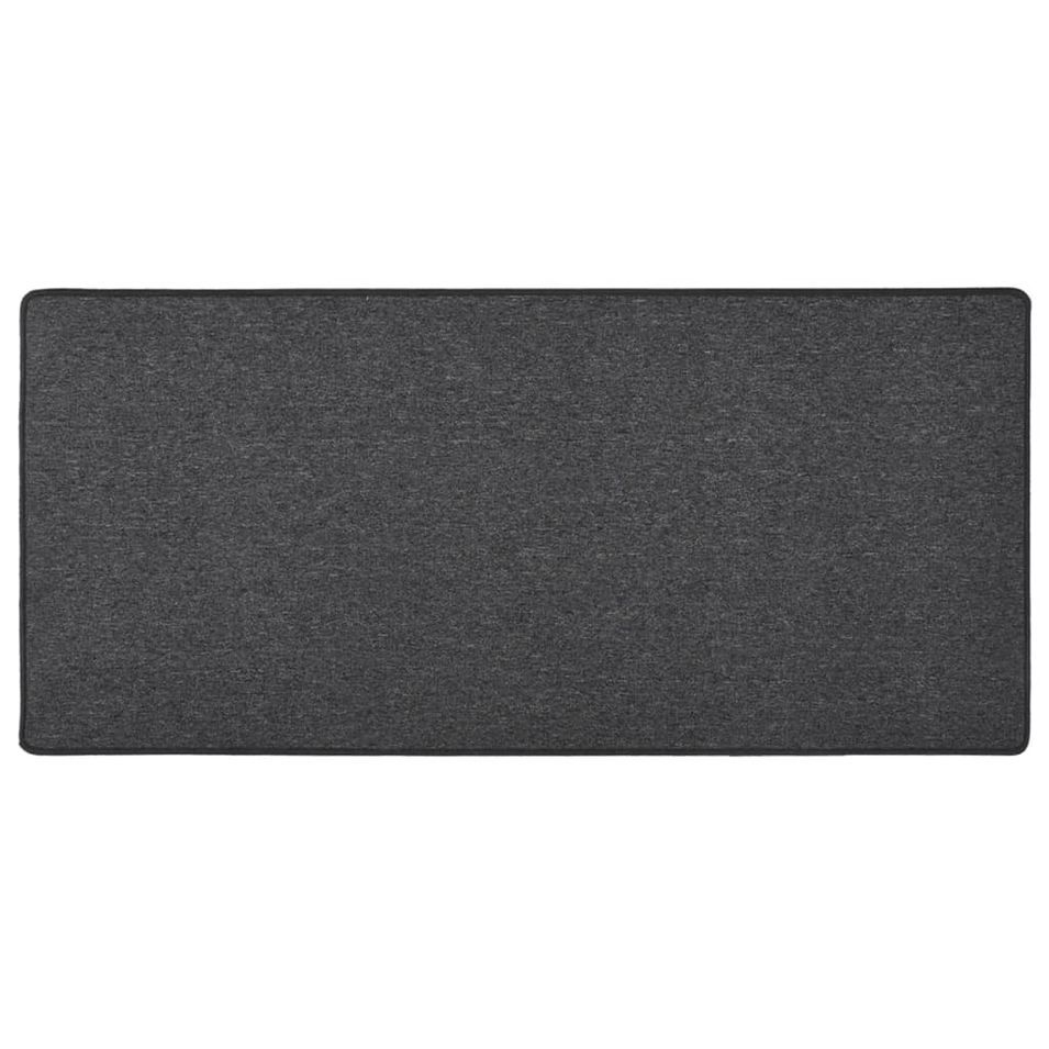 Tapis de couloir Anthracite 50x100 cm - Photo n°1
