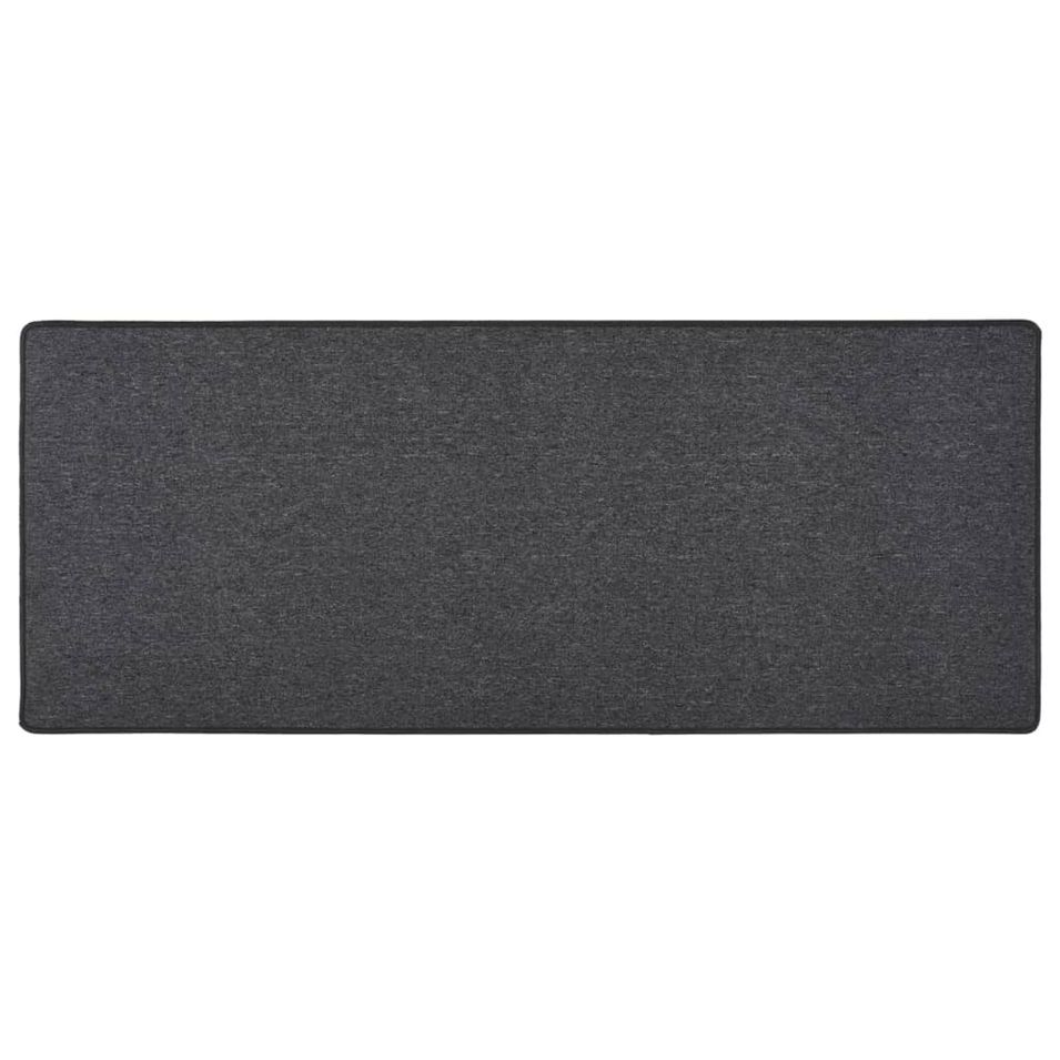 Tapis de couloir Anthracite 80x200 cm - Photo n°1