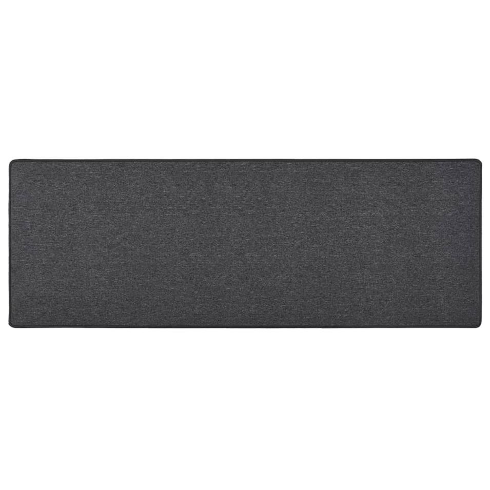 Tapis de couloir Anthracite 80x250 cm - Photo n°1