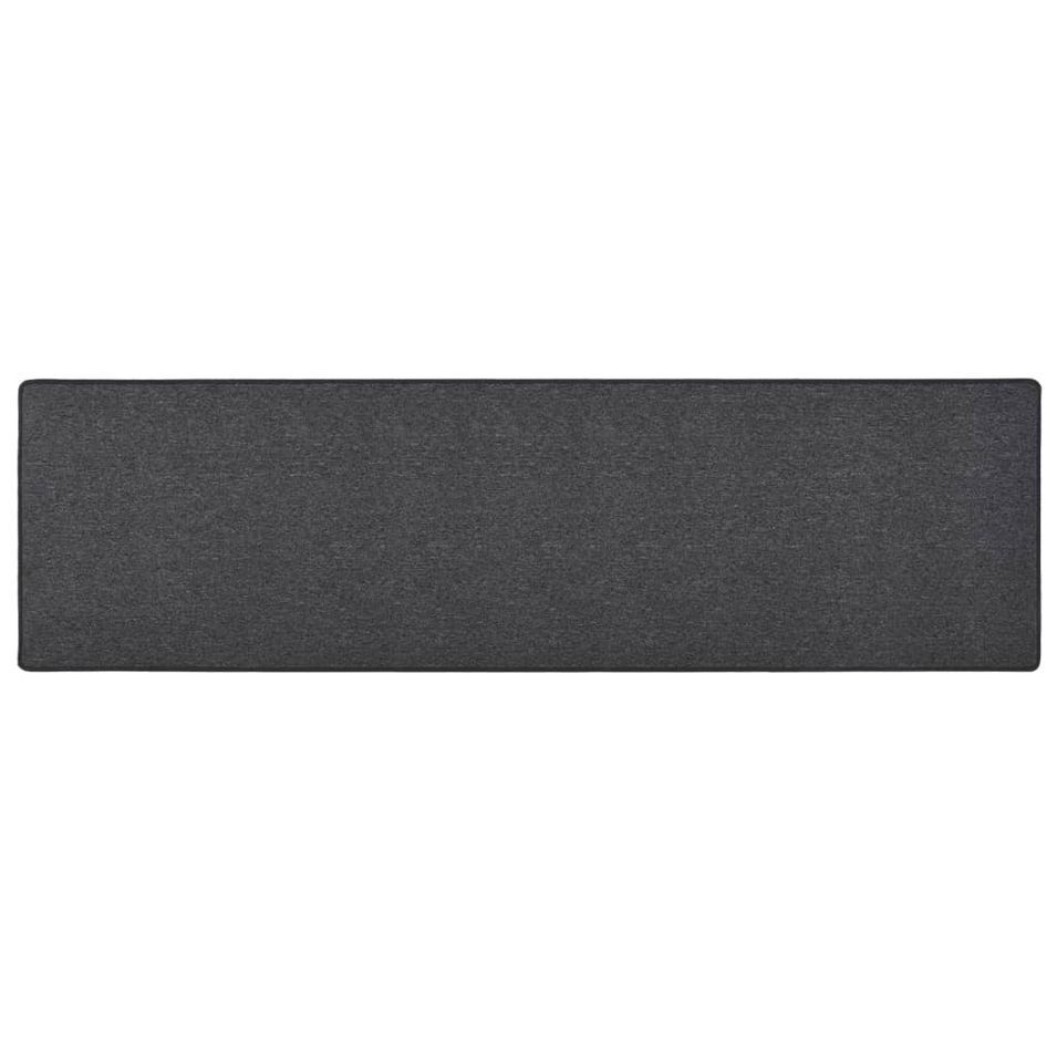 Tapis de couloir Anthracite 80x300 cm - Photo n°1