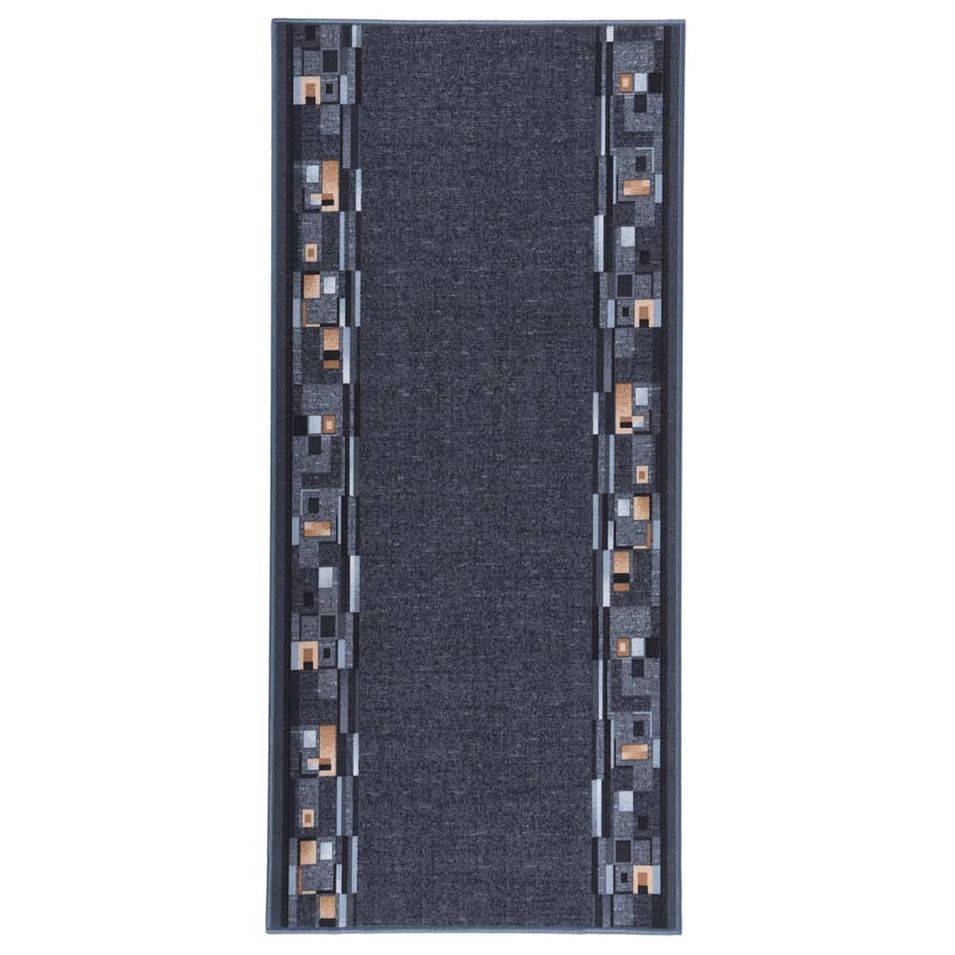 Tapis de couloir antidérapant Anthracite 67x150 cm - Photo n°1