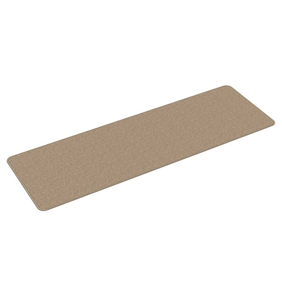 Tapis de couloir aspect sisal sable 50x150 cm - Photo n°1