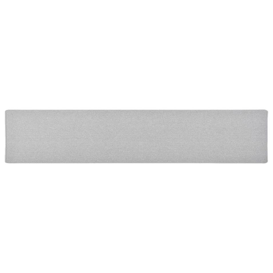 Tapis de couloir Gris clair 50x250 cm - Photo n°1