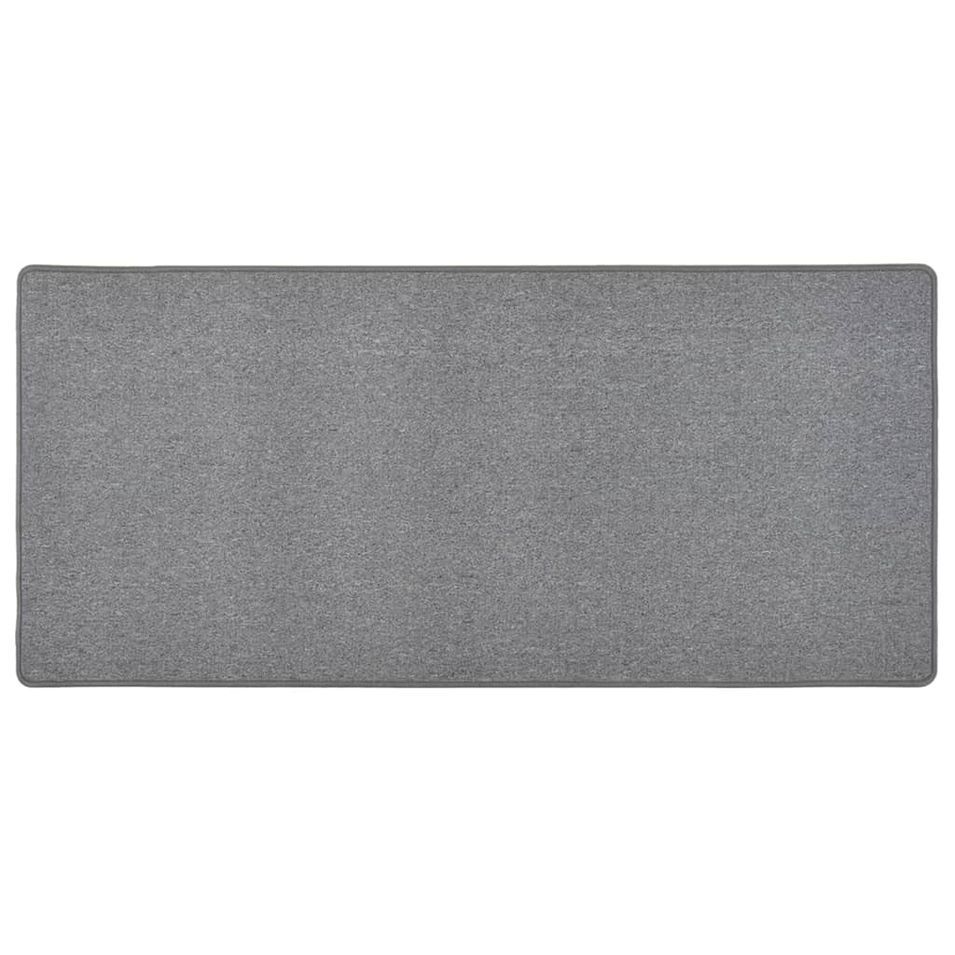 Tapis de couloir Gris foncé 80x150 cm - Photo n°1