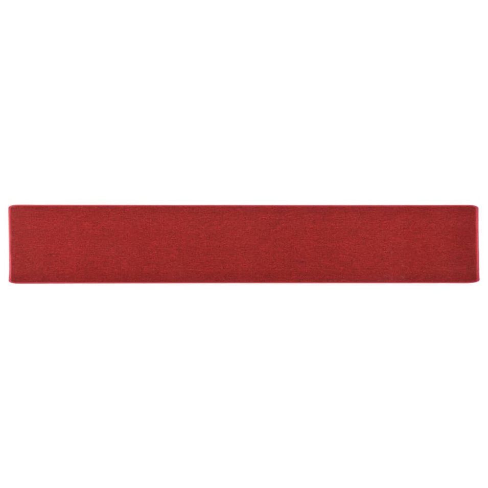 Tapis de couloir Rouge 50x300 cm - Photo n°1