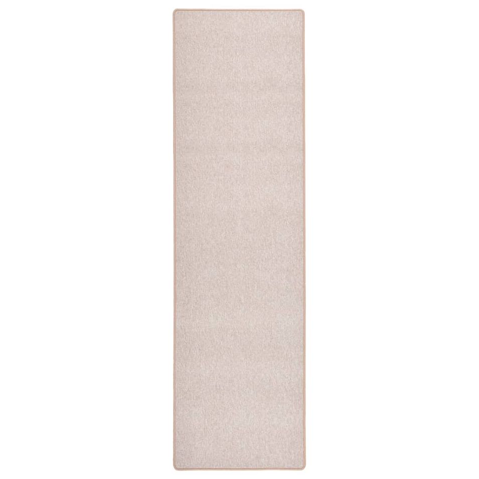 Tapis de couloir Taupe 80x300 cm - Photo n°1