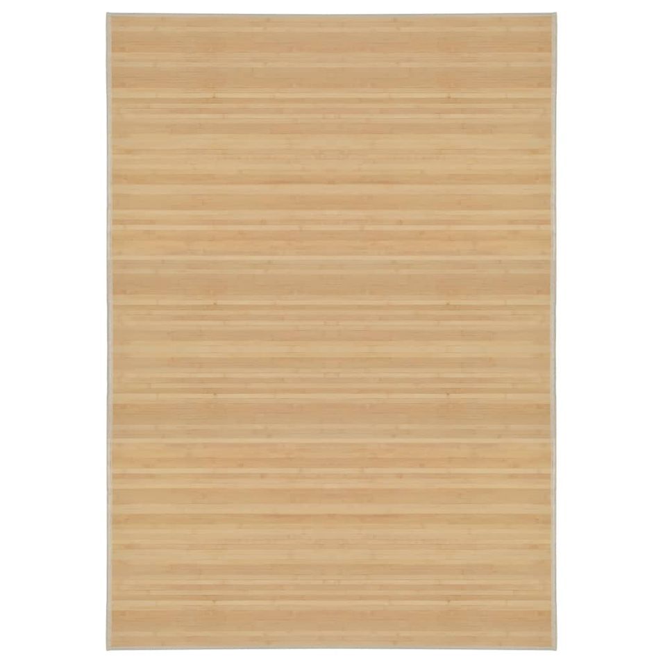 Tapis en bambou 160 x 230 cm Naturel 2 - Photo n°1