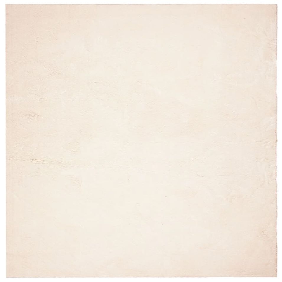 Tapis HUARTE à poils courts doux et lavable beige 200x200 cm - Photo n°1