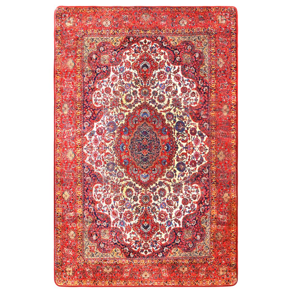 Tapis imprimé oriental Multicolore 160x230 cm 2 - Photo n°1