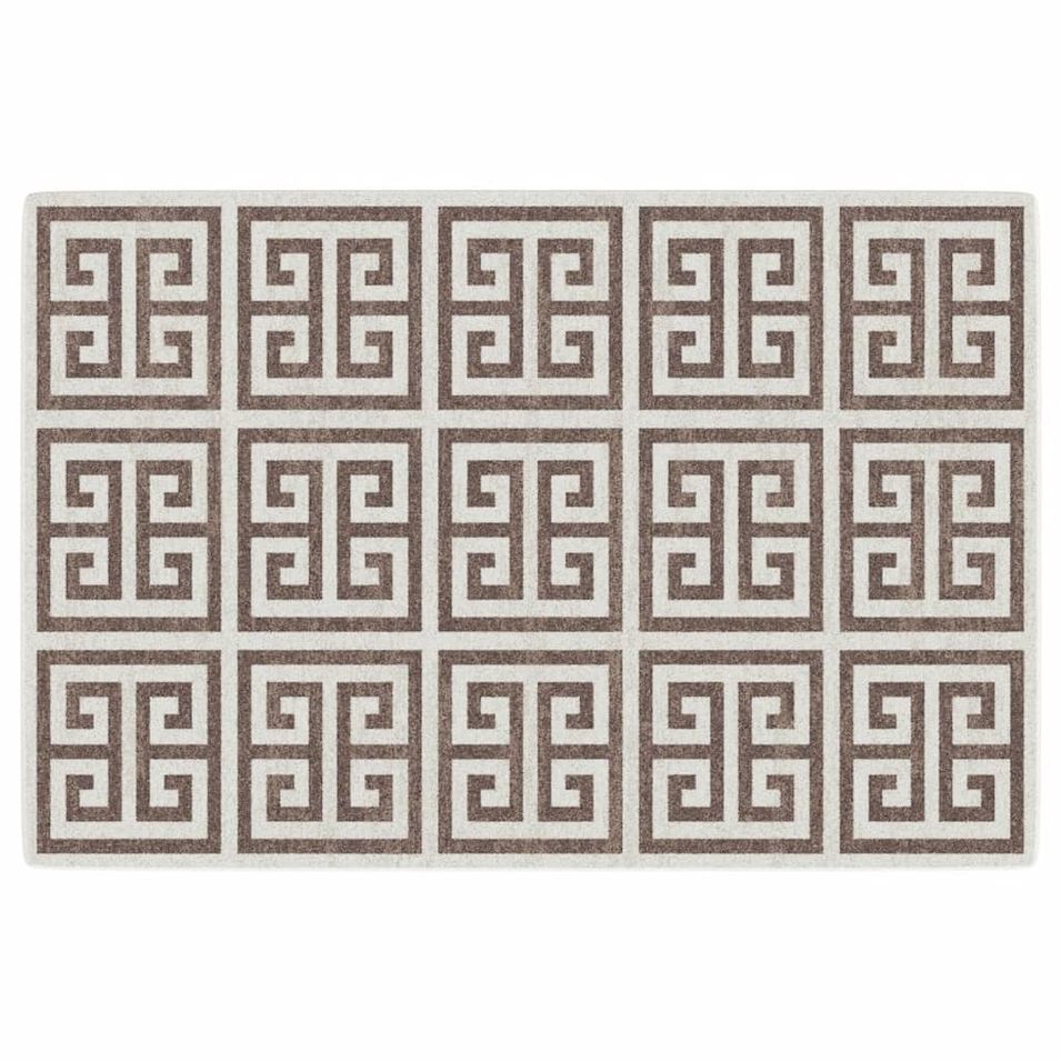 Tapis intérieur extérieur à poils courts 120x180cm antidérapant - Photo n°1