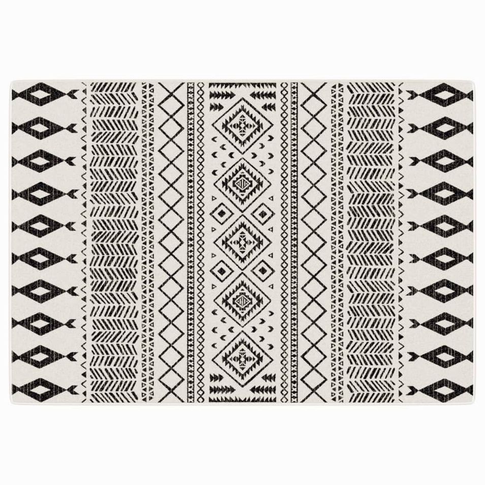 Tapis intérieur extérieur à poils courts 160x230cm antidérapant - Photo n°1