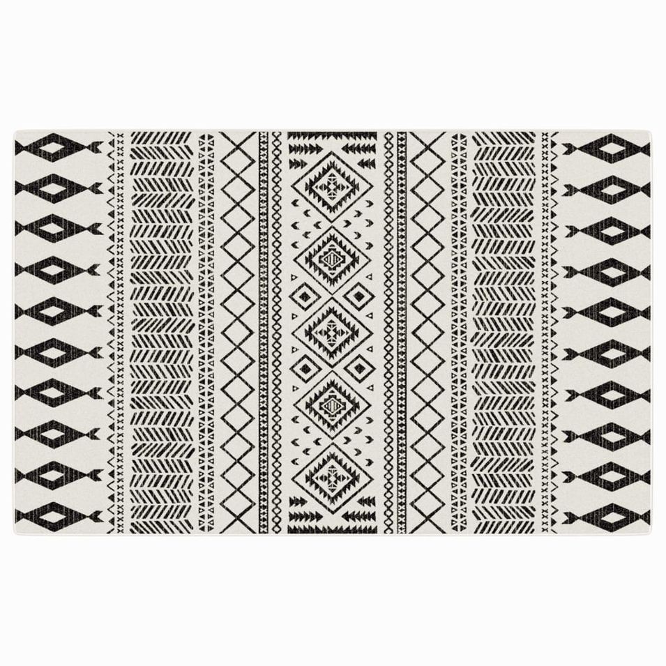 Tapis intérieur extérieur à poils courts 190x300cm antidérapant - Photo n°1