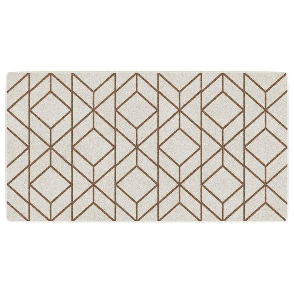 Tapis intérieur extérieur à poils courts 80x150 cm antidérapant - Photo n°1