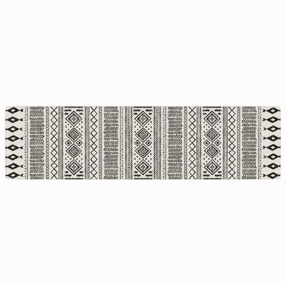 Tapis intérieur extérieur à poils courts 80x300 cm antidérapant - Photo n°1