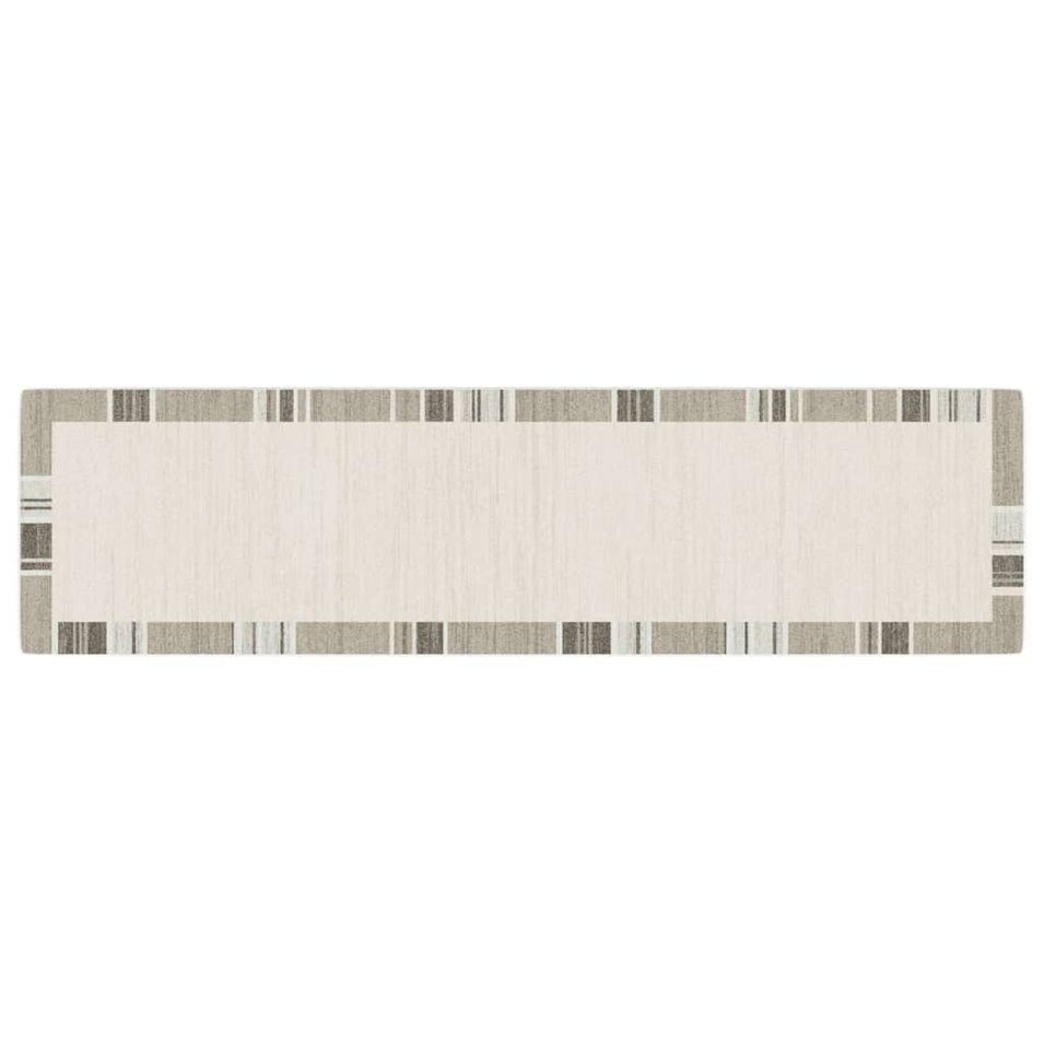 Tapis intérieur extérieur à poils courts 80x300 cm antidérapant - Photo n°1