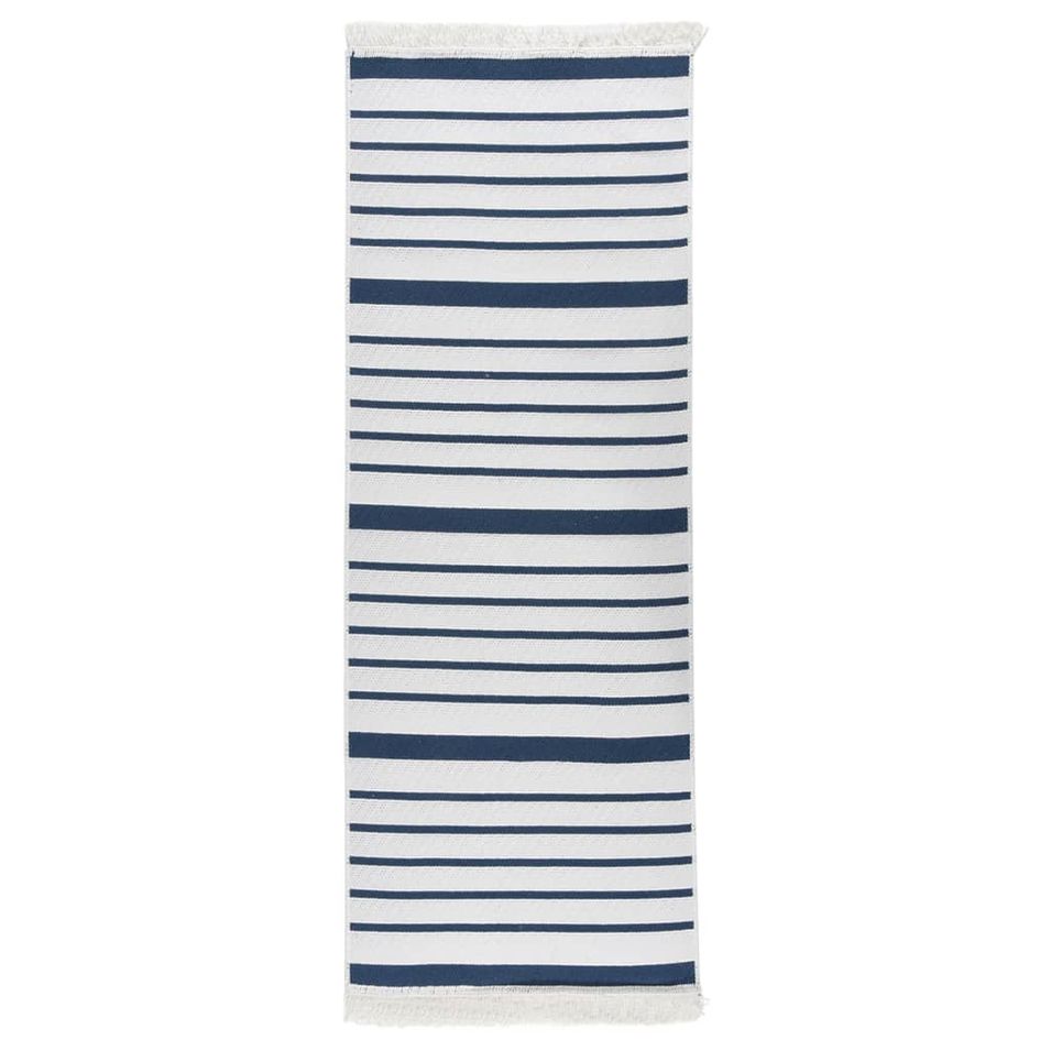 Tapis Marine 100x300 cm Coton - Photo n°1