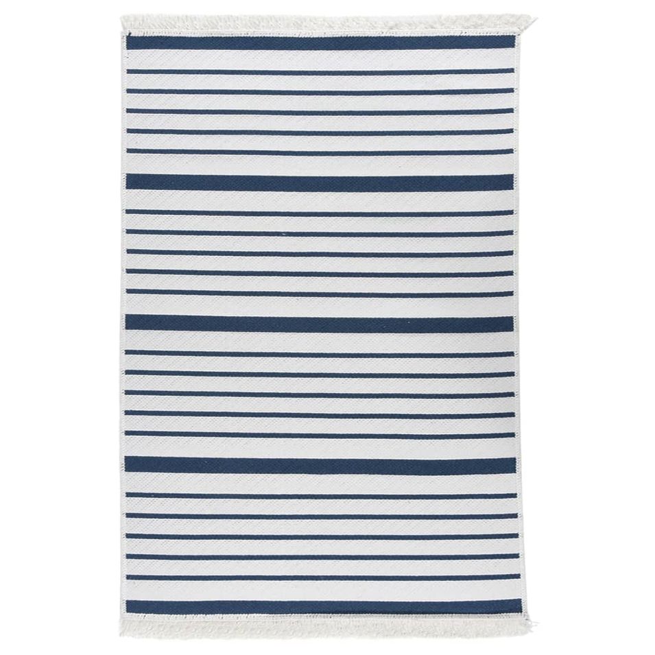 Tapis Marine 160x230 cm Coton - Photo n°1
