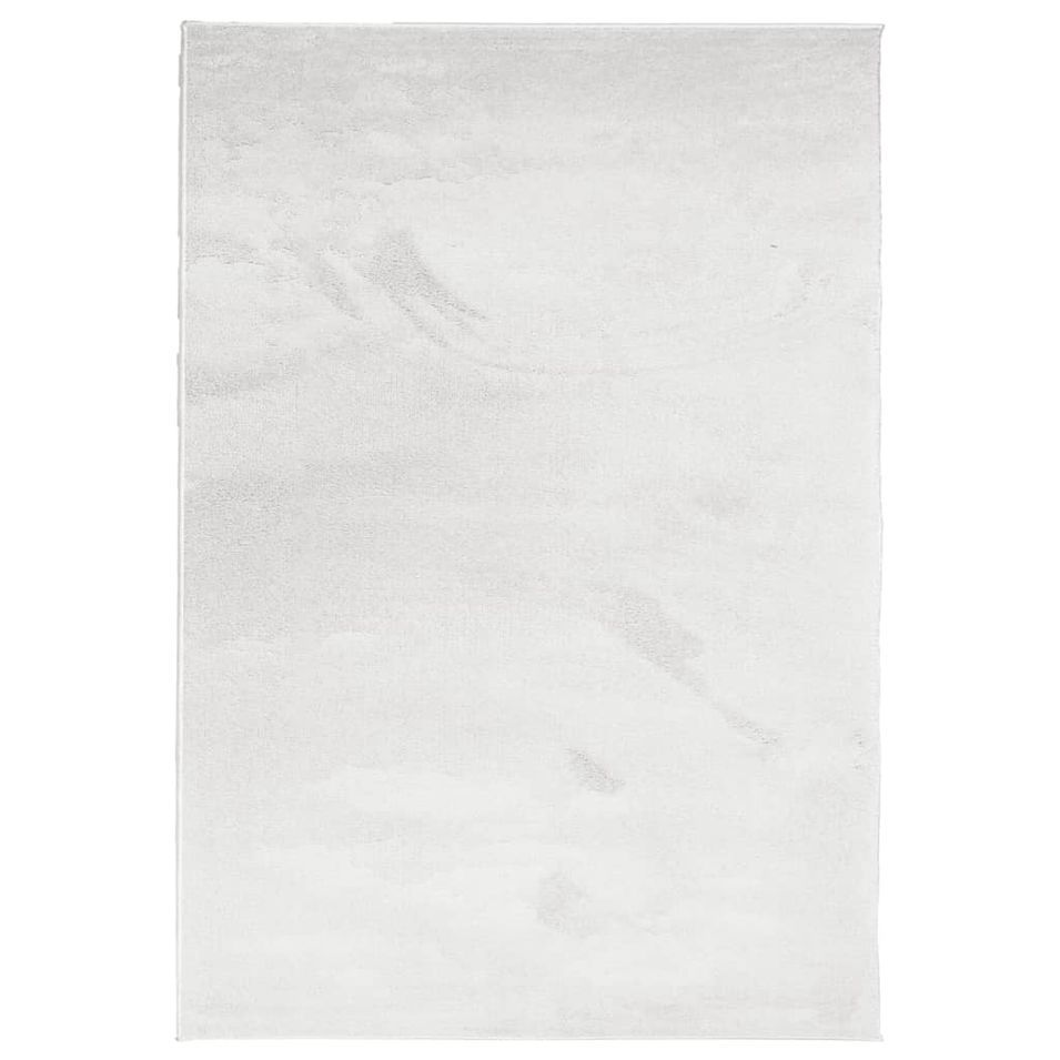 Tapis OVIEDO à poils courts gris 200x280 cm - Photo n°1