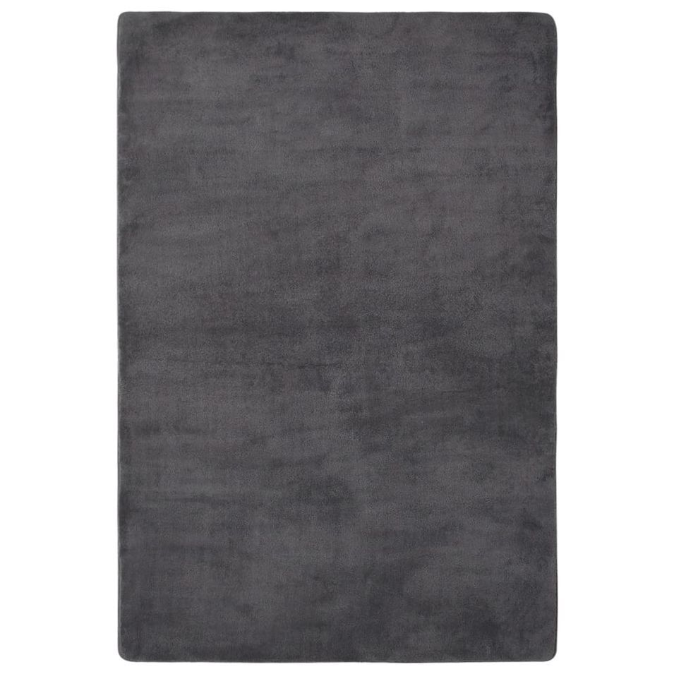 Tapis peluche Anthracite 200x140 cm - Photo n°1
