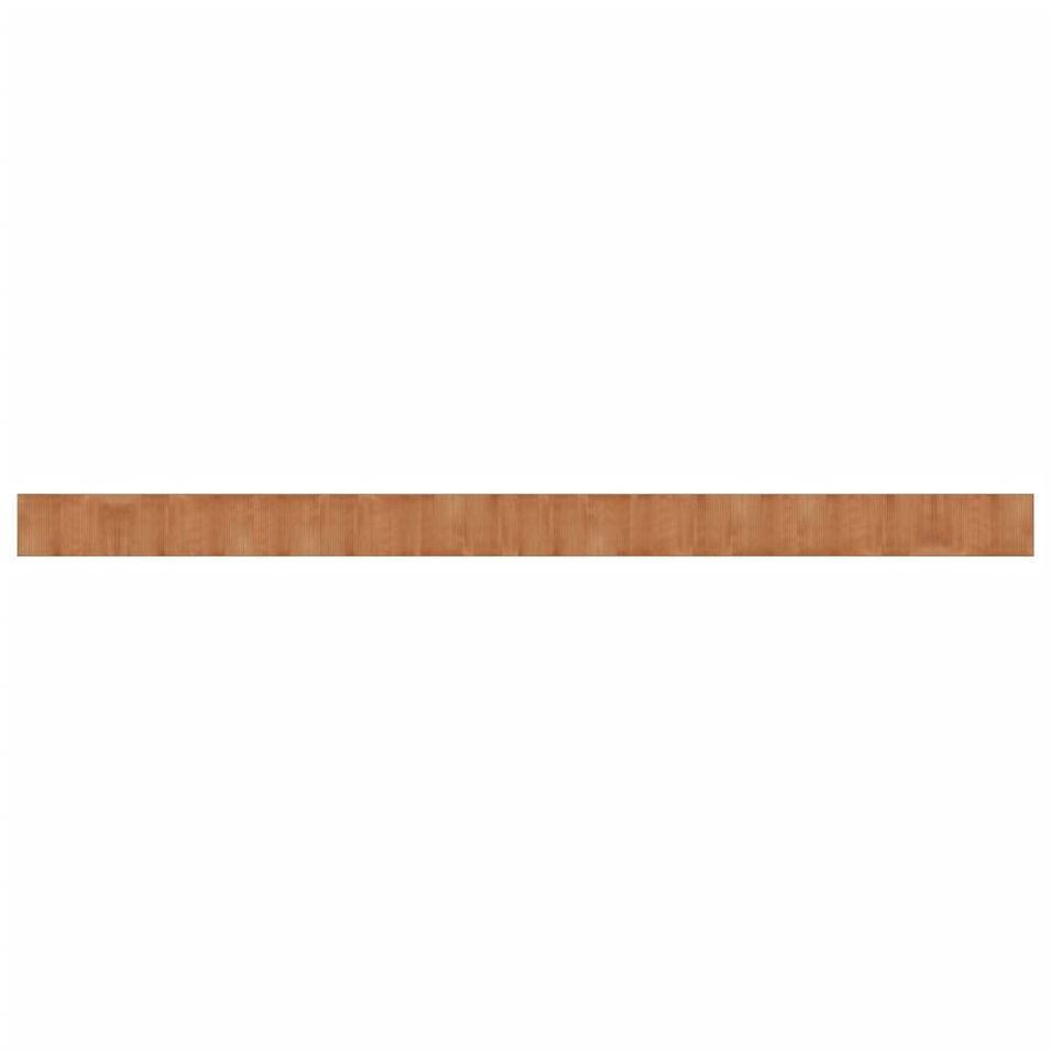 Tapis rectangulaire naturel 60x1000 cm bambou - Photo n°1