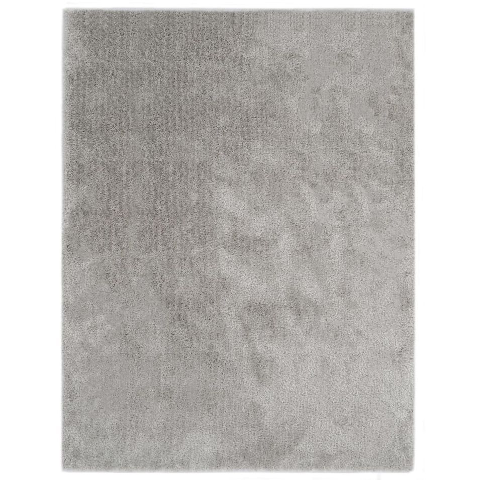 Tapis Shaggy 160 x 230 cm Gris - Photo n°1