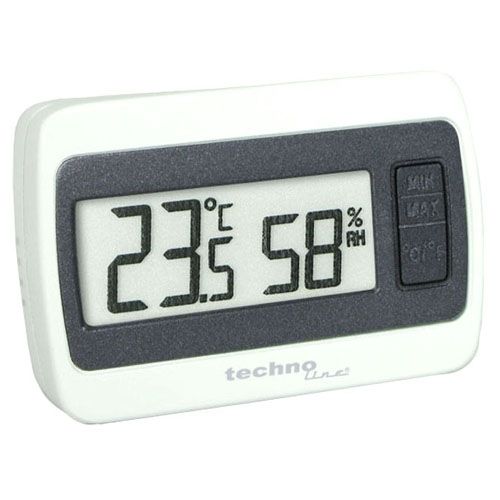 Techno Line Ws7005 - Termometro - Igrometro Digitale Con Memoria Minima-massima - Thermometer - Digital Hygrometer With Minimum-maximum Memory - Photo n°1