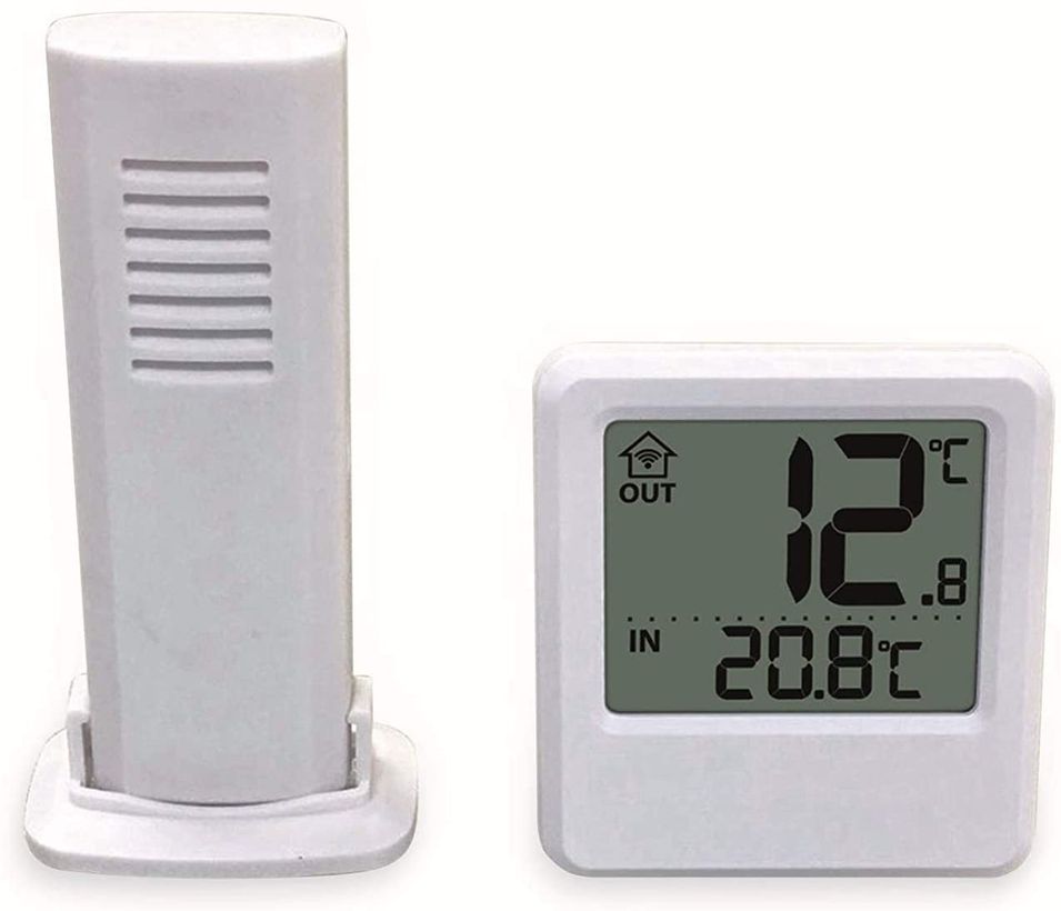 Techno Line Ws9114 - Termometro Da Parete-tavolo. Temperatura Interna-esterna Con Sensore Wireless - Wall-table Thermometer. Indoor-outdoor Temperature With Wireless Sensor - Photo n°1