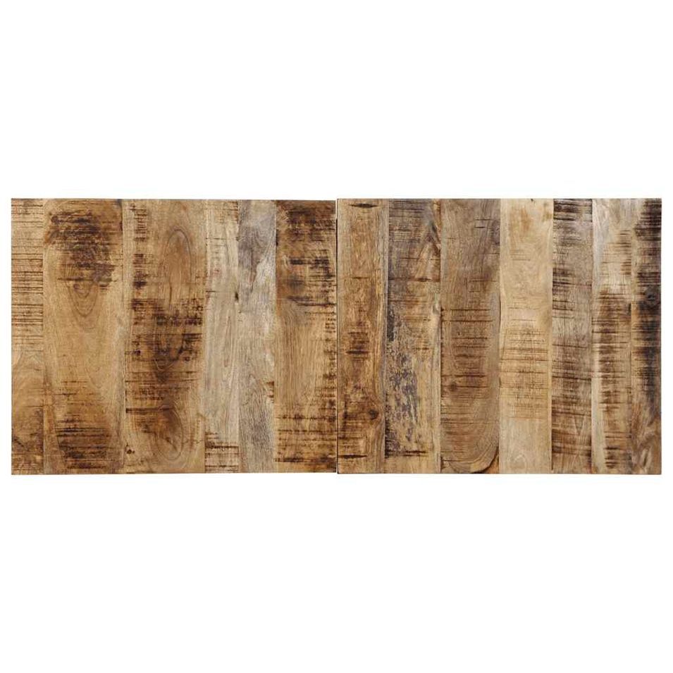 Tête de lit 120 cm bois de manguier brut massif - Photo n°1