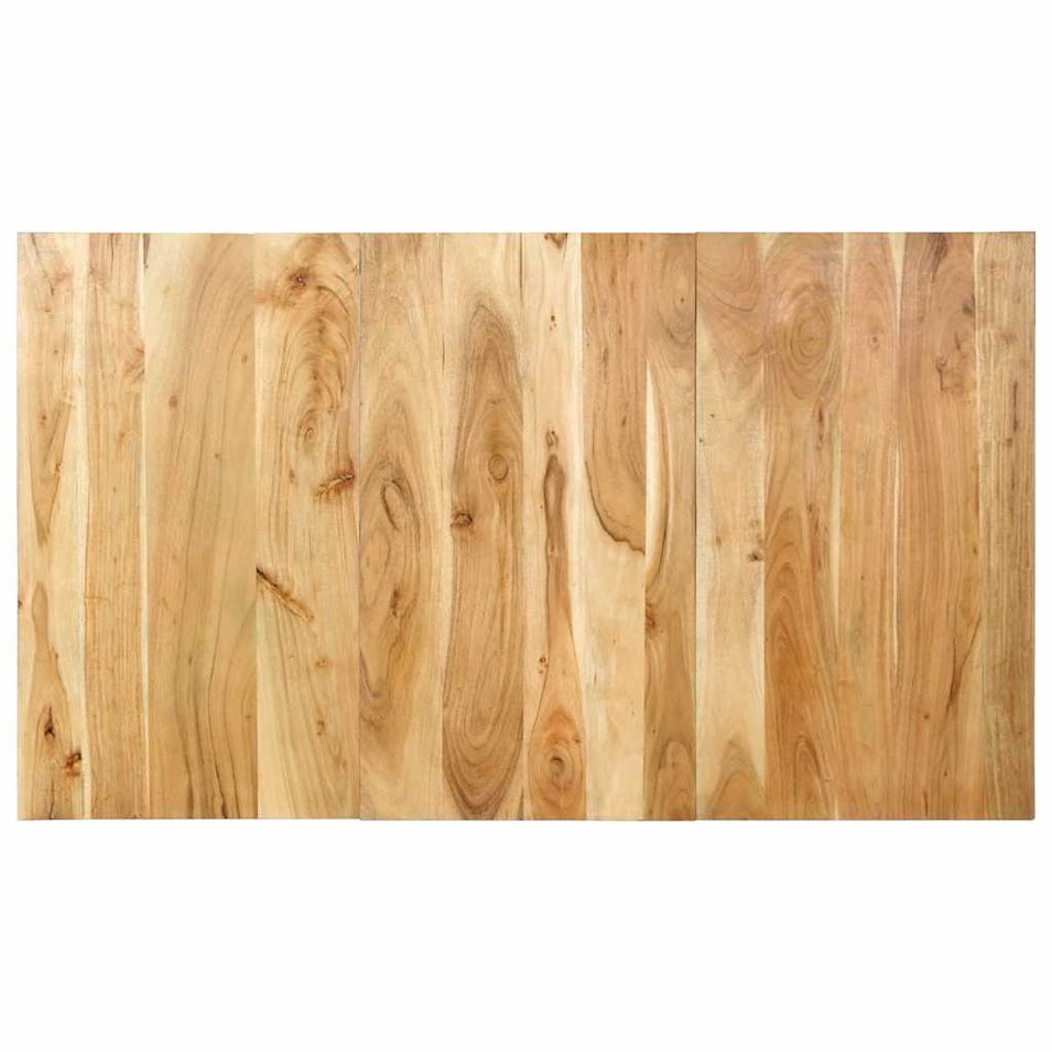 Tête de lit 140 cm bois d'acacia massif - Photo n°1