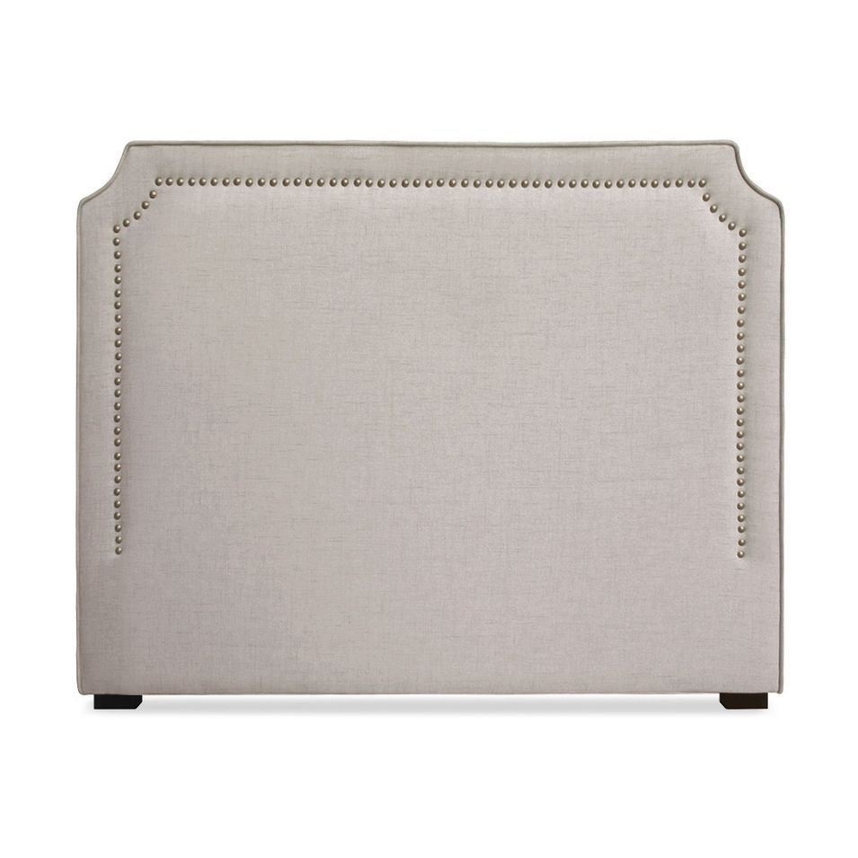 Tête de lit 140cm Tissu Beige Milan - Photo n°1