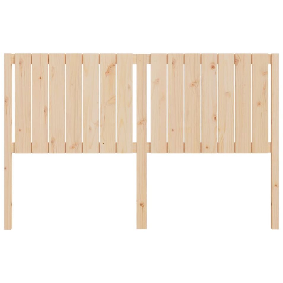 Tête de lit 155,5x4x100 cm Bois massif de pin - Photo n°3
