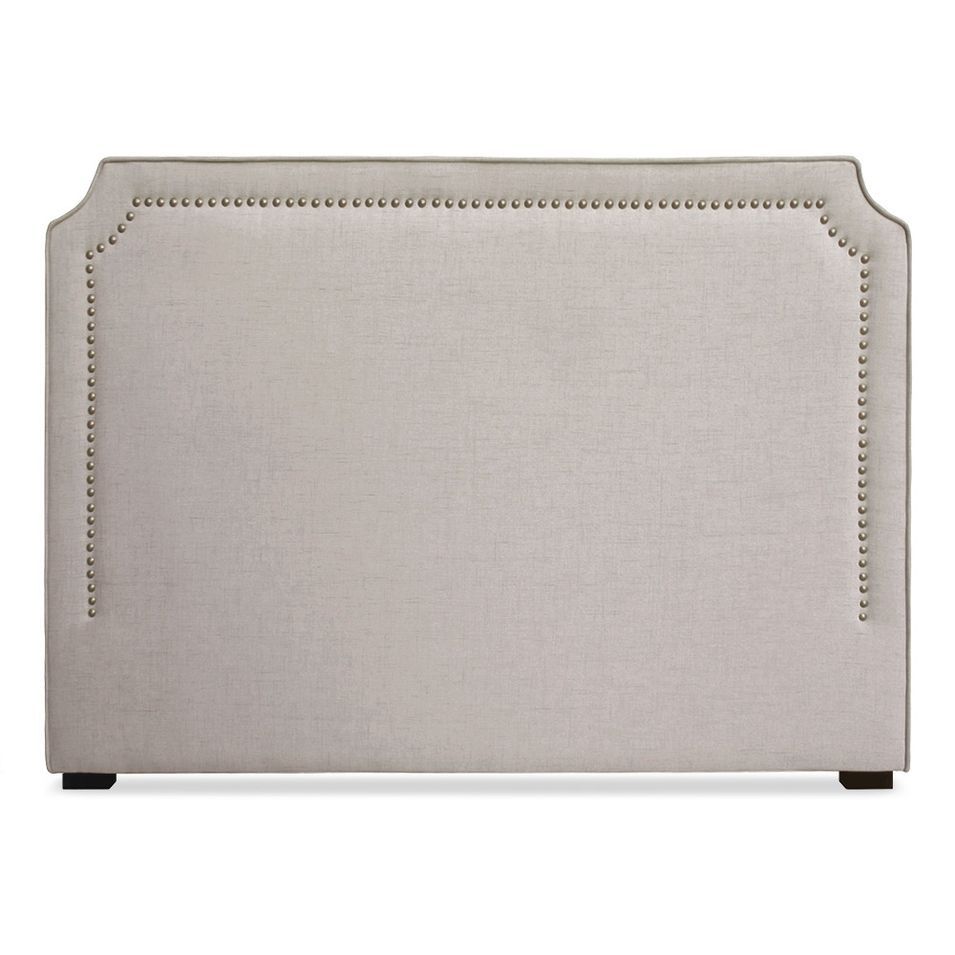 Tête de lit 160cm Tissu Beige Milan - Photo n°1