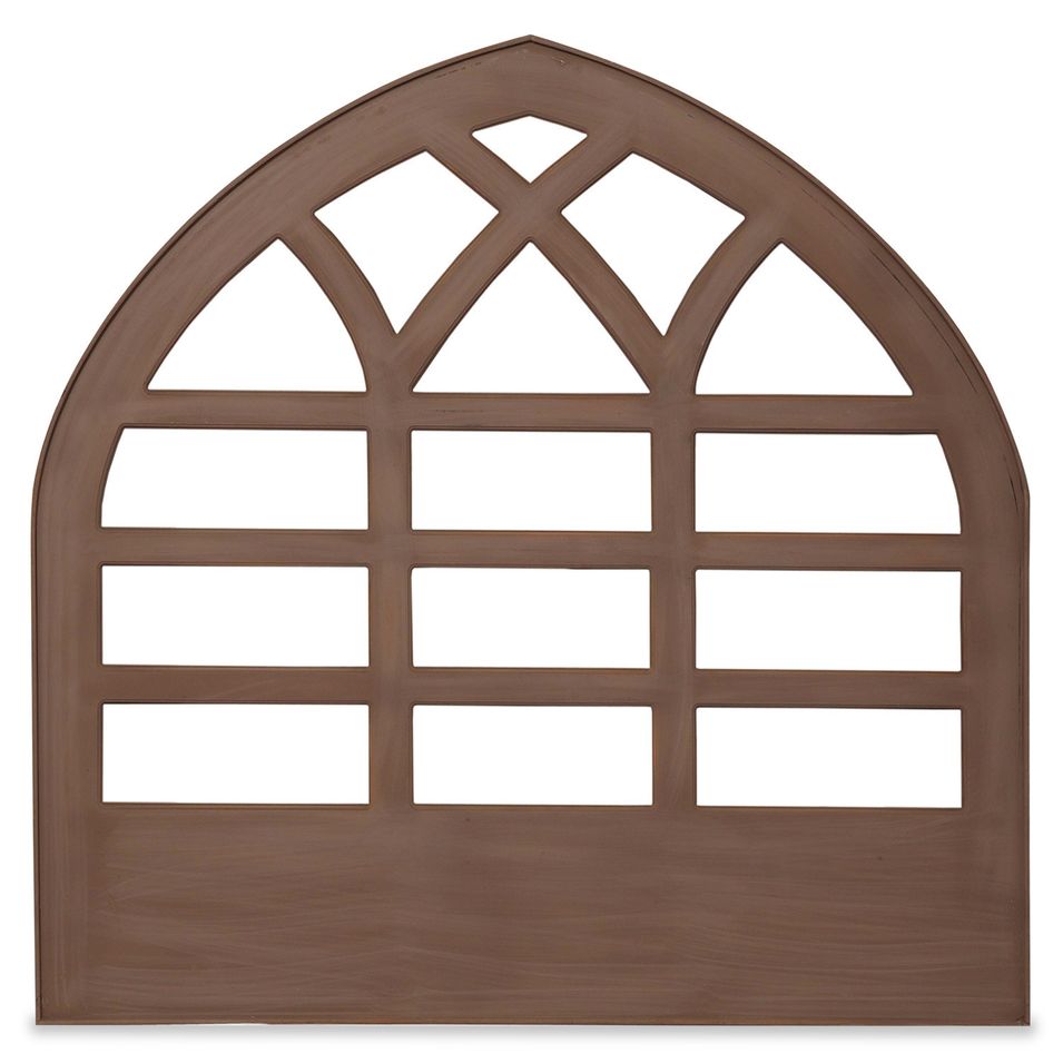 Tête de lit bois marron Ladji 140 cm - Photo n°1