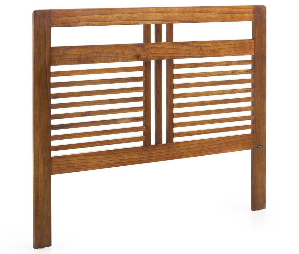 Tête de lit en bois massif de Mindy marron SOKY - Photo n°1