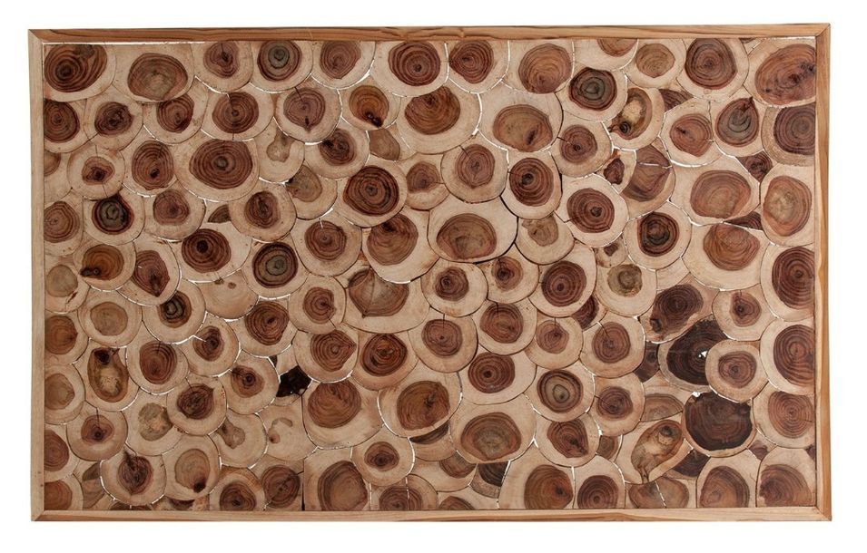 Tête de lit ethnique racine de teck naturel Arbuste - Photo n°1