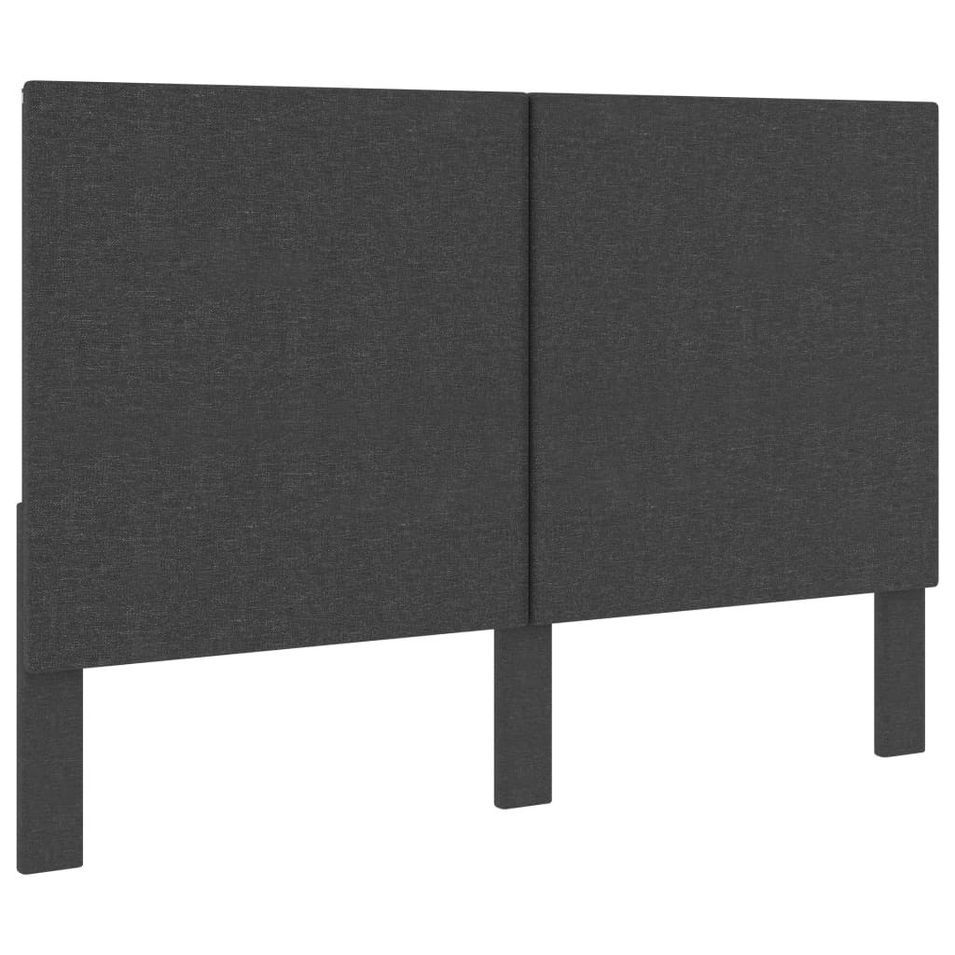 Tête de lit Gris foncé Tissu 180x200 cm 2 - Photo n°1