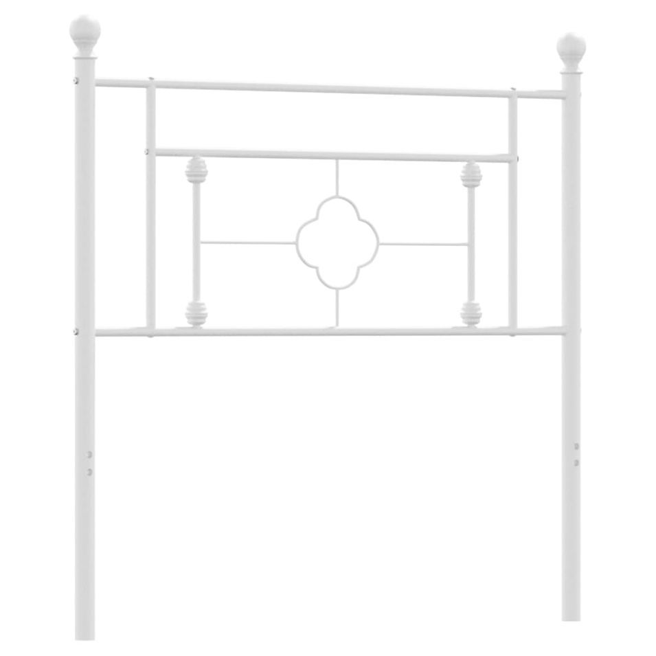 Tête de lit métal blanc 100 cm - Photo n°1