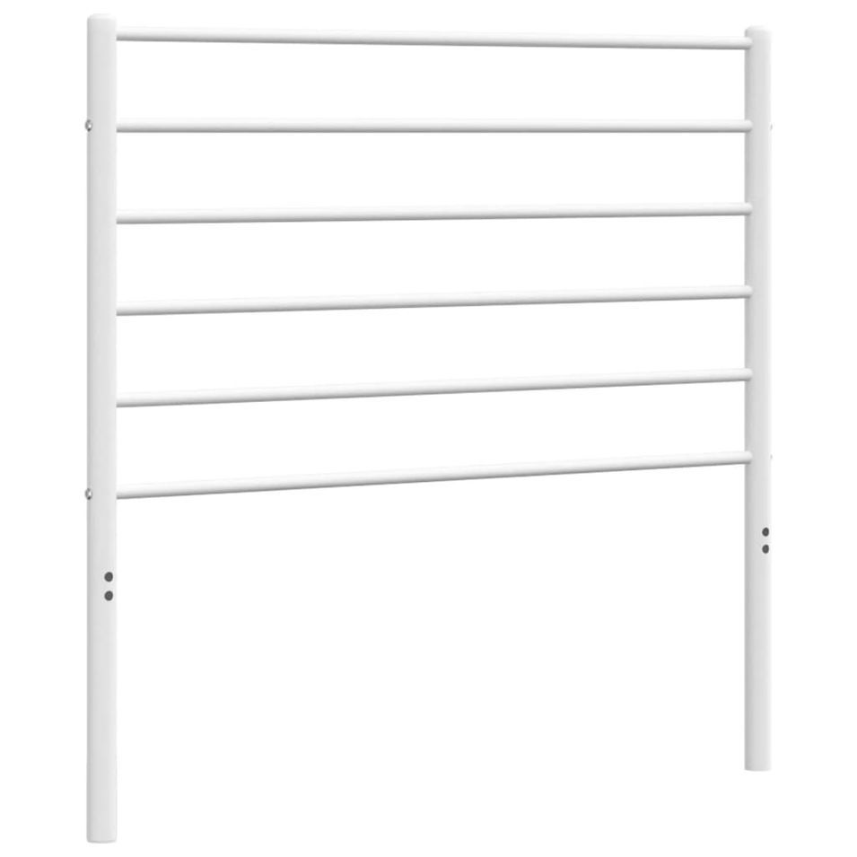 Tête de lit métal blanc 100 cm - Photo n°1