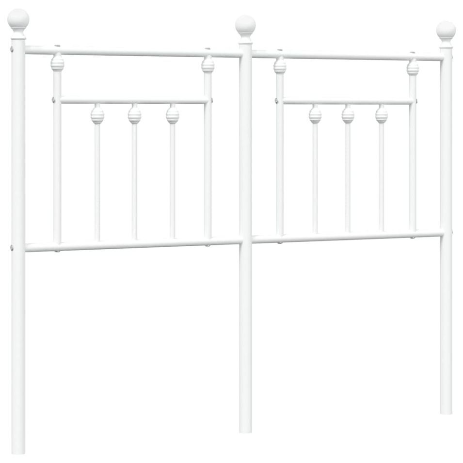Tête de lit métal blanc 120 cm - Photo n°1