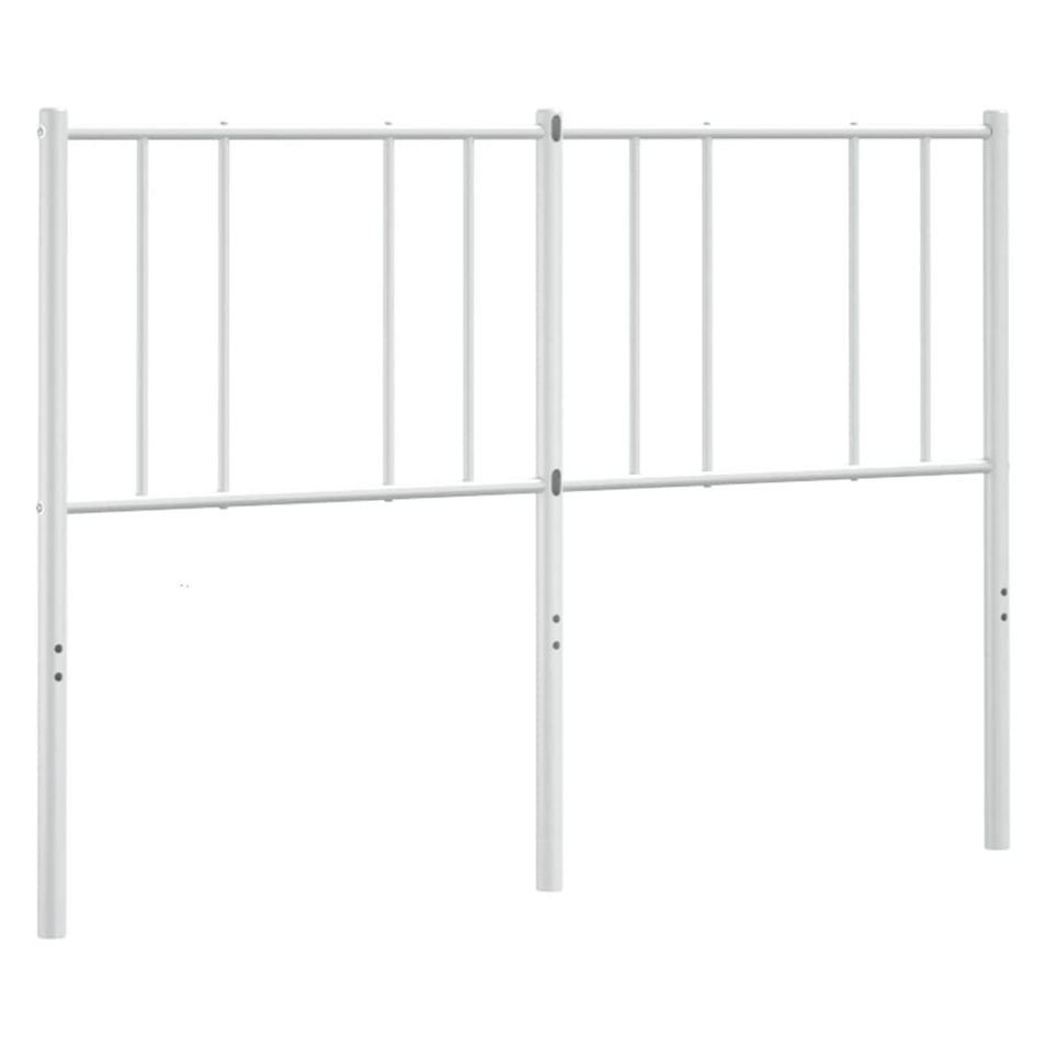 Tête de lit métal blanc 135 cm - Photo n°1