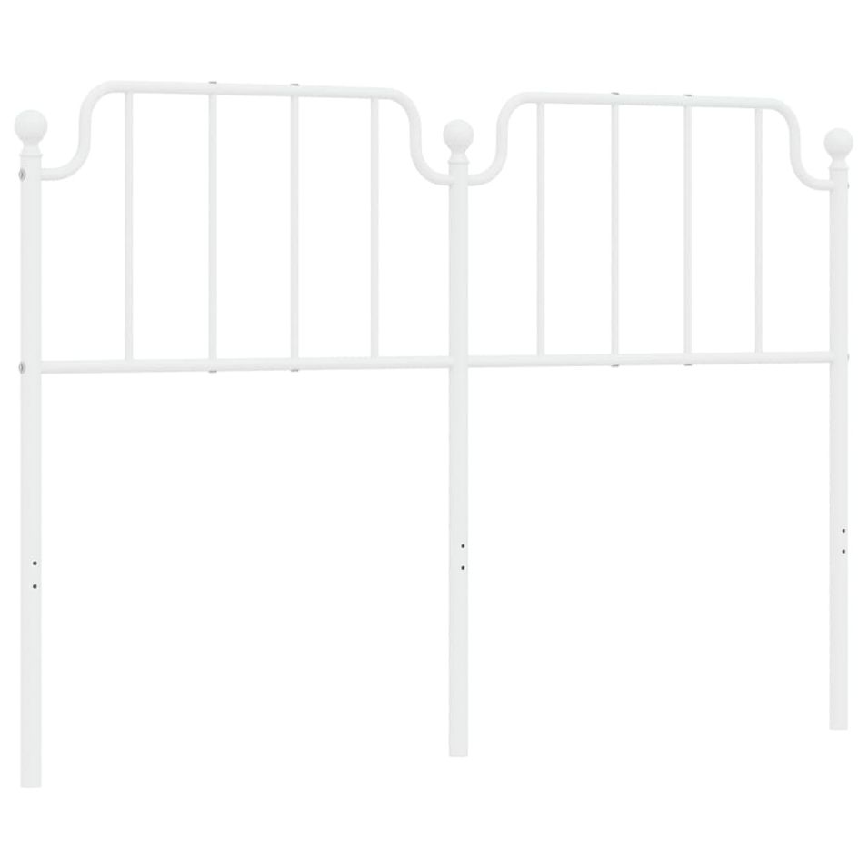 Tête de lit métal blanc 150 cm - Photo n°1