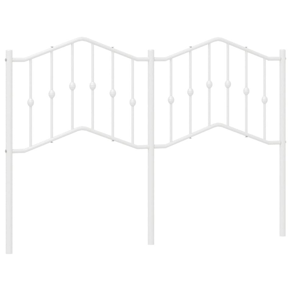 Tête de lit métal blanc 150 cm - Photo n°1