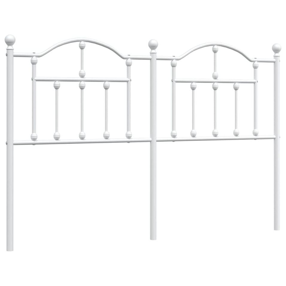 Tête de lit métal blanc 150 cm - Photo n°1
