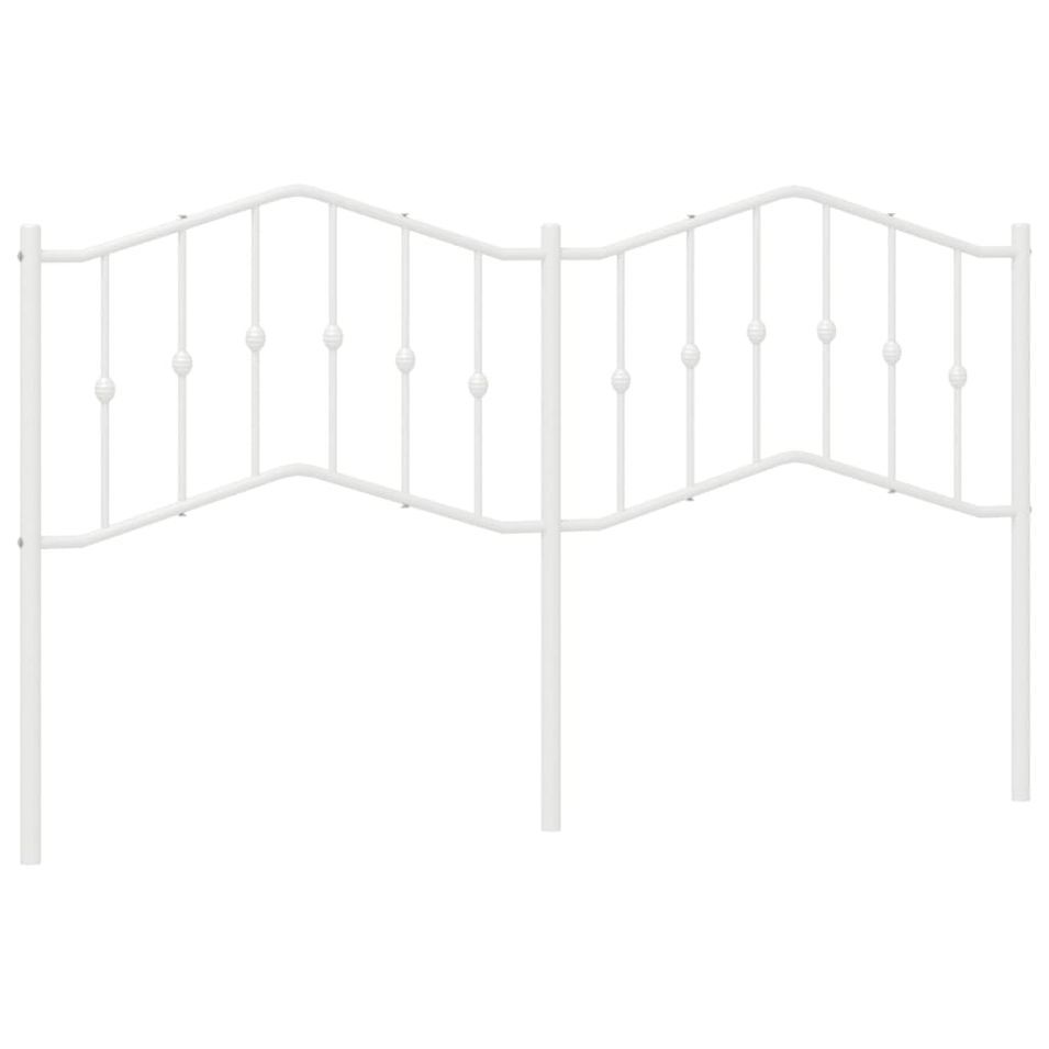 Tête de lit métal blanc 160 cm - Photo n°1