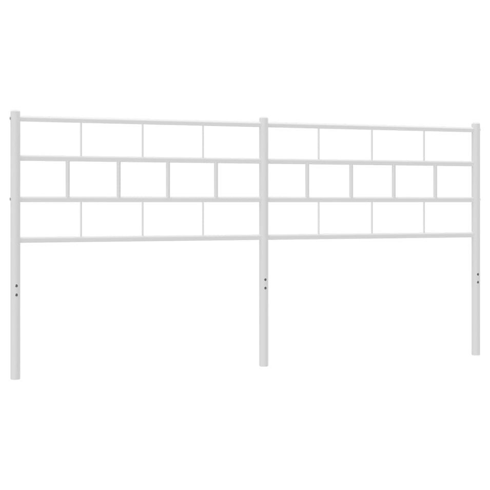 Tête de lit métal blanc 160 cm - Photo n°1