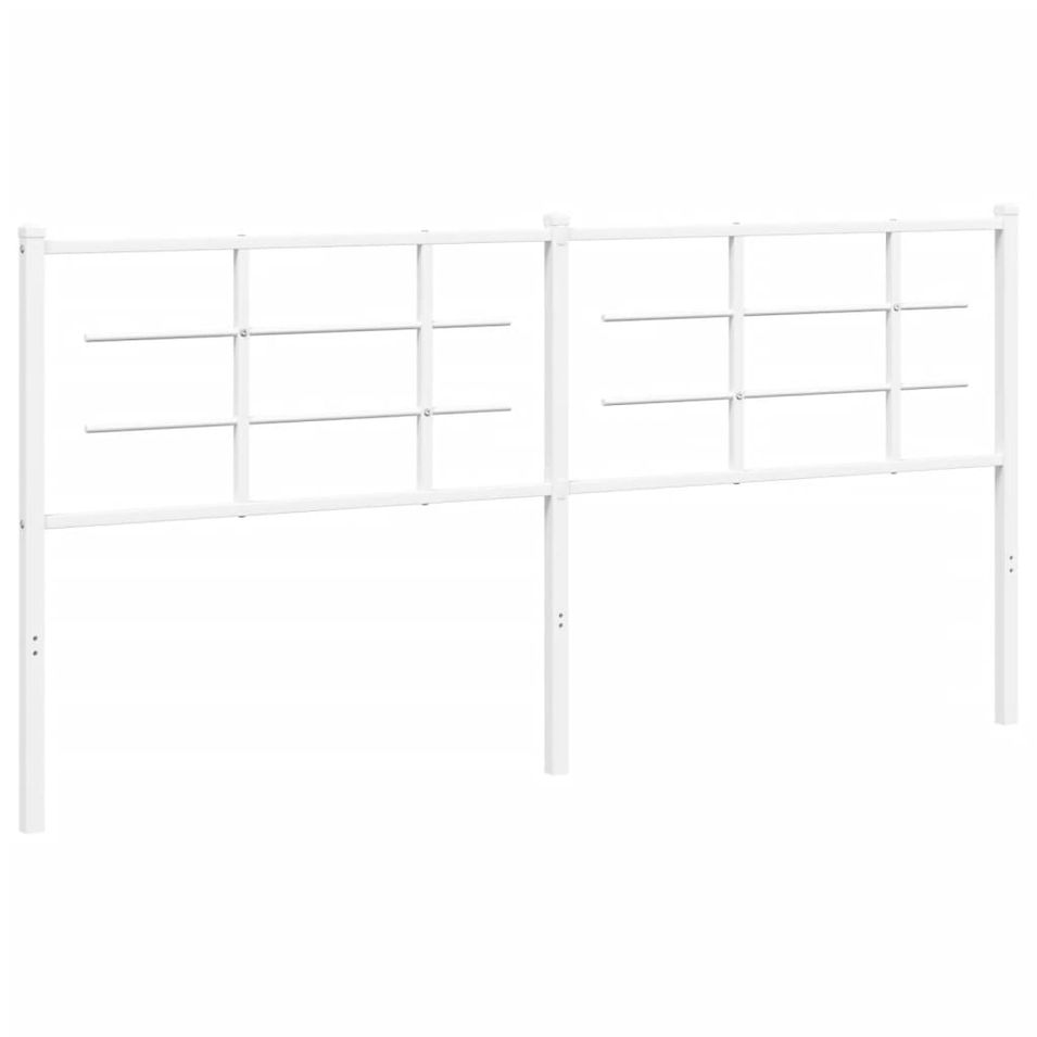 Tête de lit métal blanc 180 cm - Photo n°1